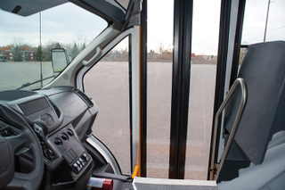 Illustration for article titled Here's The First 2015 Ford Transit School Bus